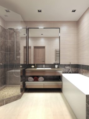 Minimalizm banyo iç