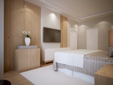 Gençlik yatak odası modern tarzı