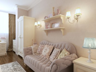 Yatak odası klasik iç