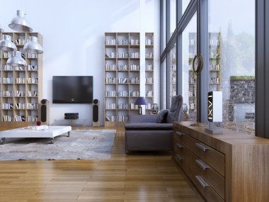 oturma odası modern bir tarz