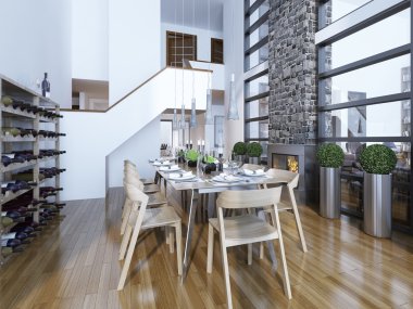 Yemek odası modern tarzı