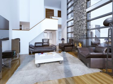 Rahat modern oturma odası tasarımı