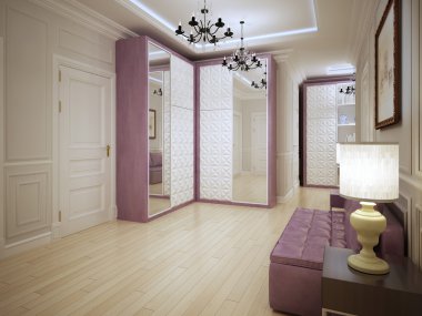 Geniş giriş art nouveau tasarım