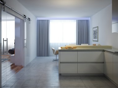 Mutfak minimalist tarzı
