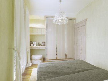 Küçük modern yatak odası tasarımı