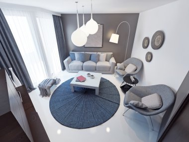 Minimalist lounge oda eğilim