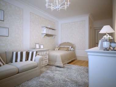 Çocuk yatak odası provence tasarımı