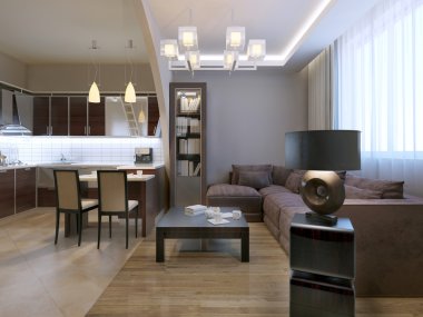 Modern lounge studio eğilim