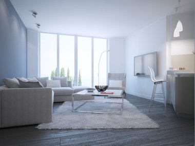 Çağdaş salon stüdyo
