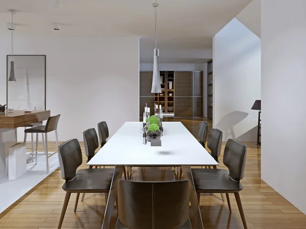 Sala da pranzo in stile contemporaneo — Foto Stock