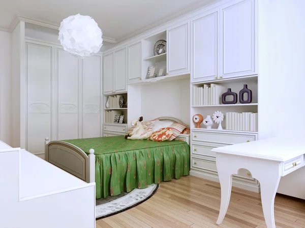Idee van klassiek ingerichte slaapkamer — Stockfoto