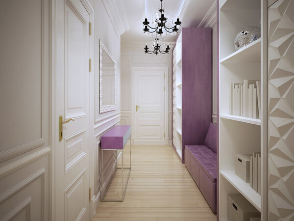 Entrance art nouveau style