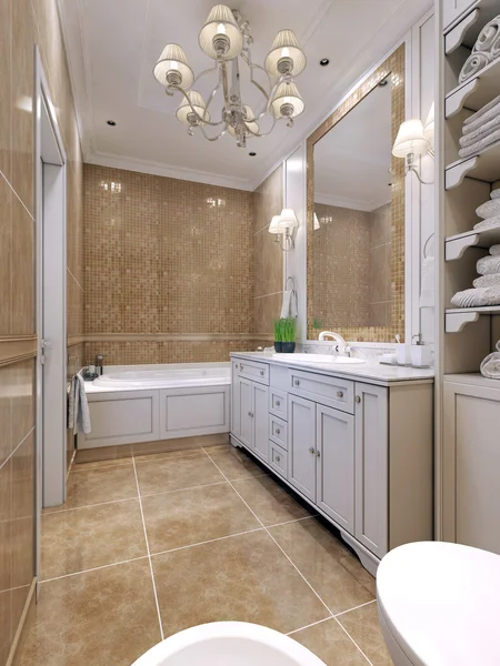 Baño estilo art deco — Foto de Stock