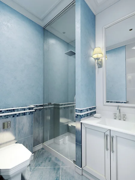 Ванная комната в стиле ар-деко — стоковое фото