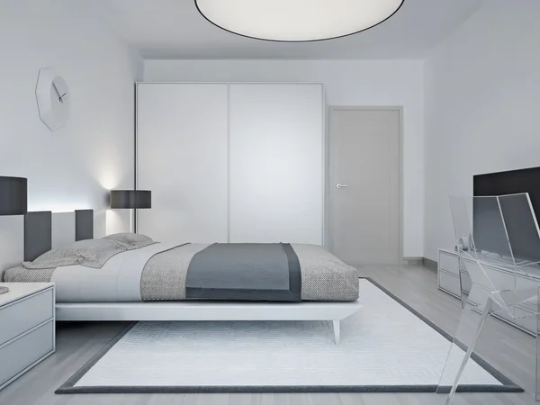 Design moderne de chambre d'hôtel — Photo