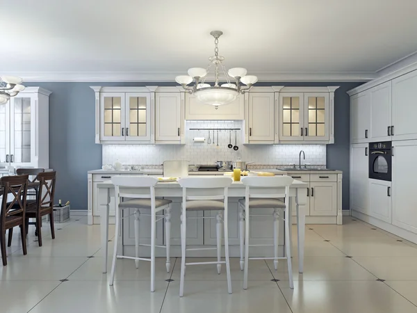 Bright art deco kitchen design — Stock Photo, Image