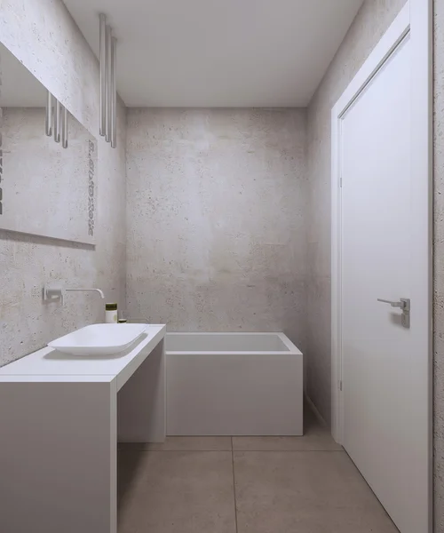 Design de salle de bain minimaliste — Photo