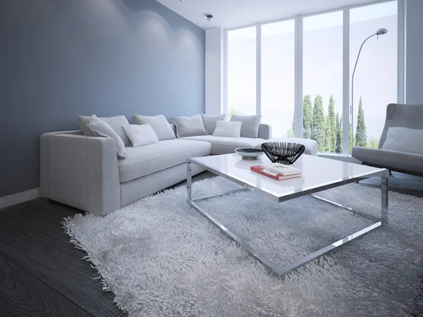 Minimalist sitting room design — Stock Photo, Image