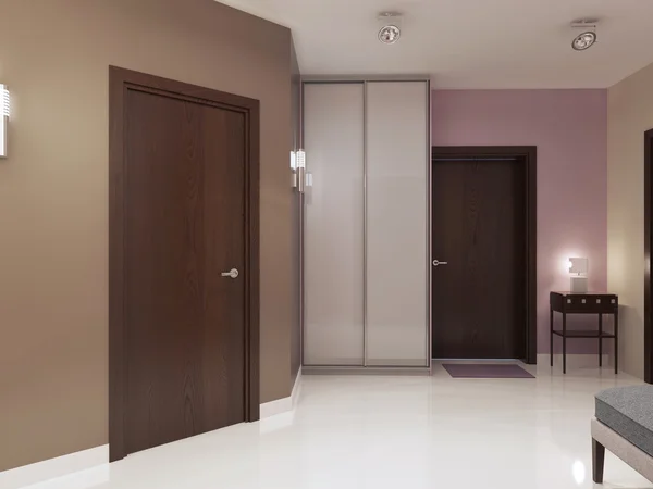 Idea of minimalist entrance hall — Stock Image Idea of minimalist entrance hall Stock Picture