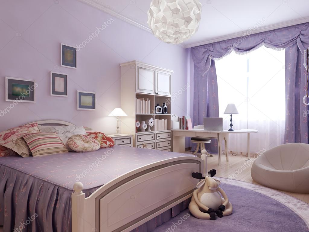 Comfort bedroom for teenager girl