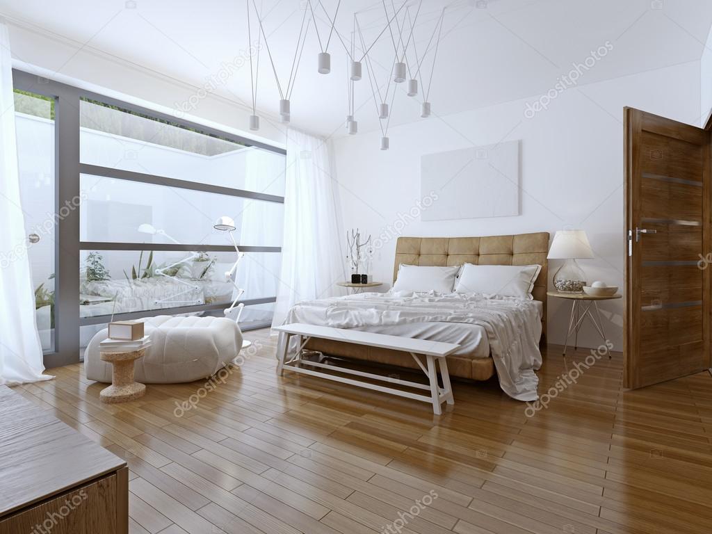 Bright bedroom contemporary style