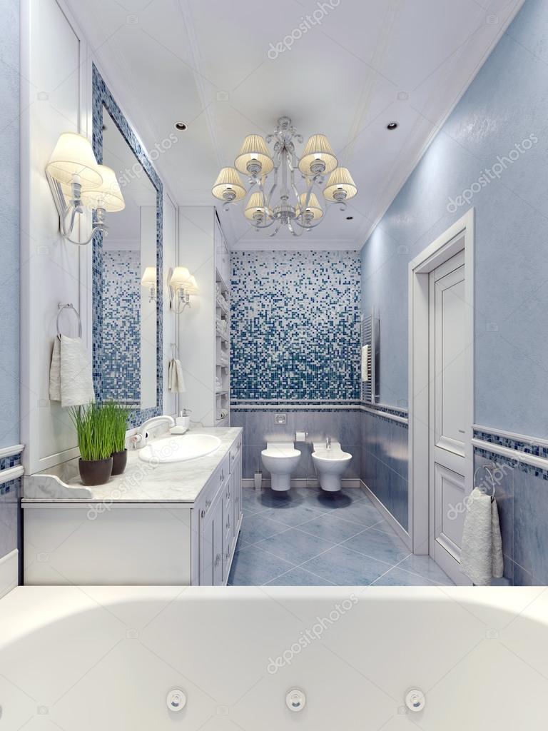 Elegant provence bathroom design — Stock Photo © kuprin33 #83413342