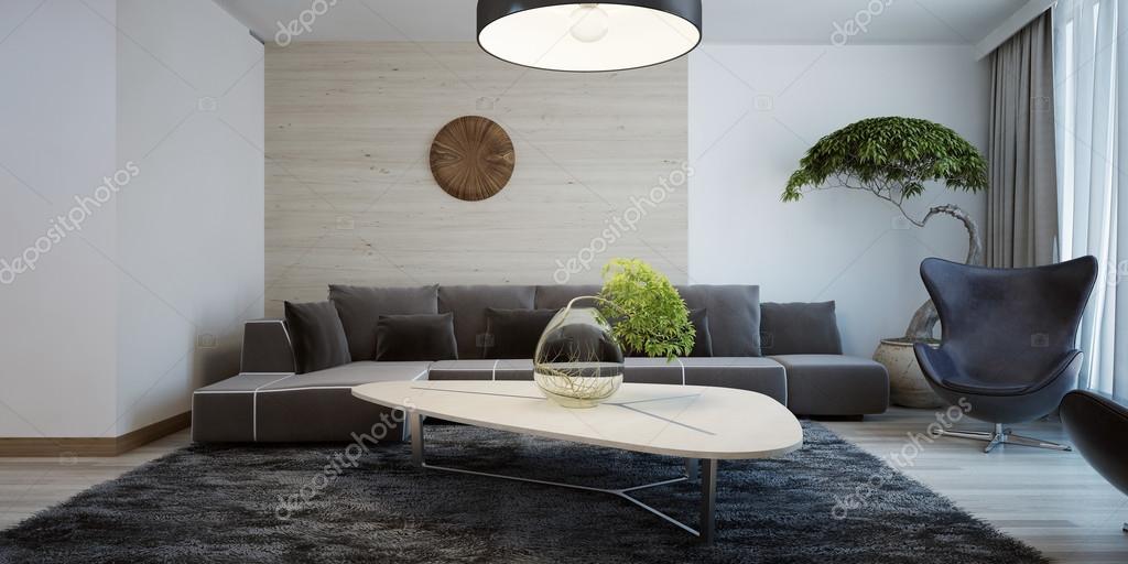 Idee van hedendaagse woonkamer — Stockfoto © kuprin33 #83413694 Idee van hedendaagse woonkamer — Stockfoto © kuprin33 #83413694