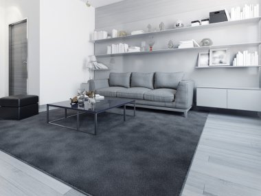 Özel iç çağdaş salon