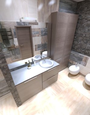 Modern özel banyo iç