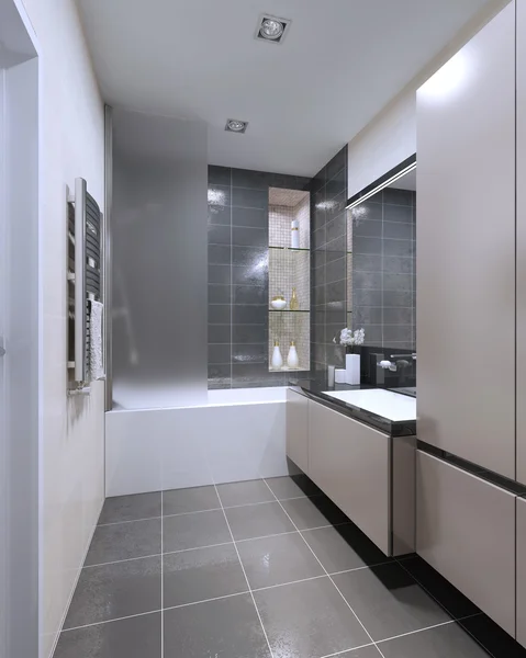 आधुनिक बाथरूम डिजाइन — स्टॉक फ़ोटो, इमेज