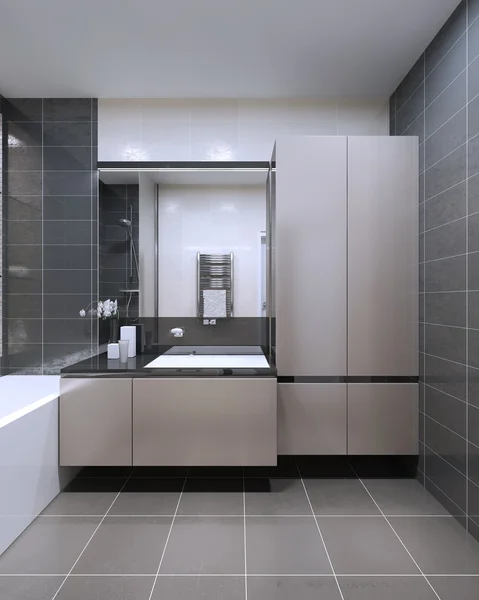 Le design unique de la salle de bain — Photo
