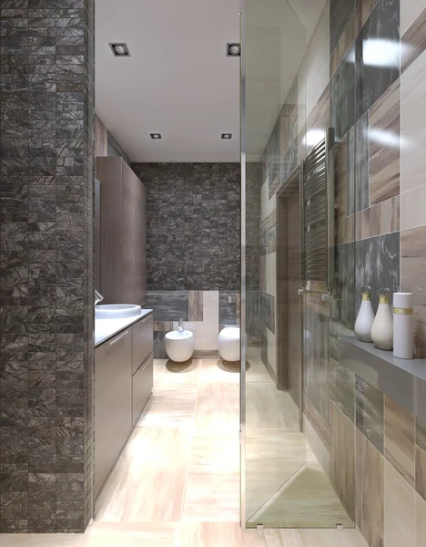 Contemporary bathroom design — Stock Photo, Image