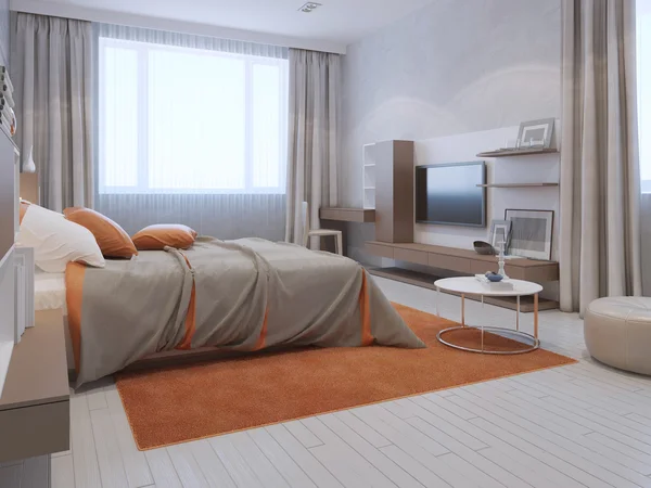 마스터 침실 현대 동향 — 스톡 사진