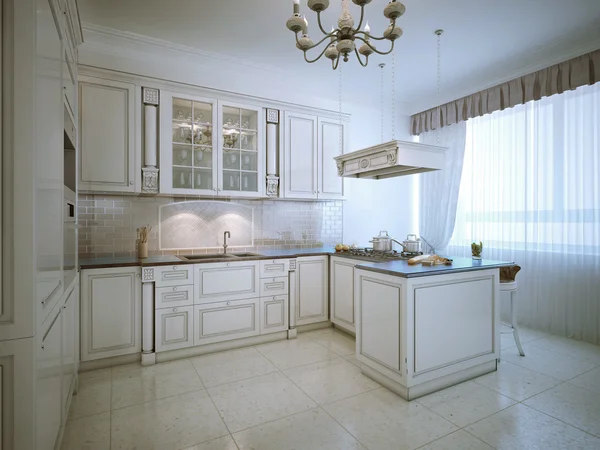 Provence interior of luxury kitchen — Stock Photo, Image
