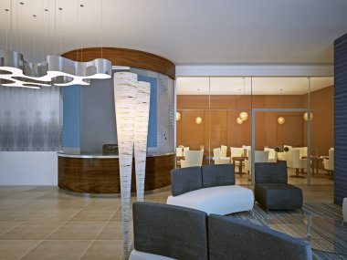 Restoran toplantı modern tasarım