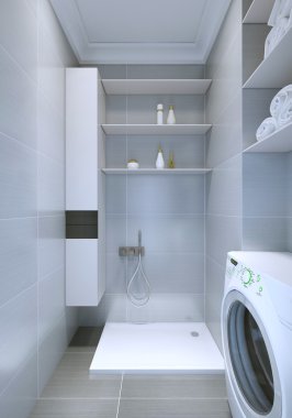 Evcil hayvanlar için duşlu banyo