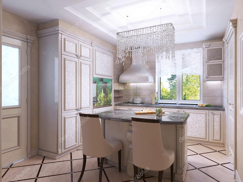 Beautiful kitchen art deco style — Stock Photo © kuprin33 #94665882