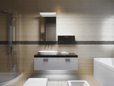 Güzel banyo içi.