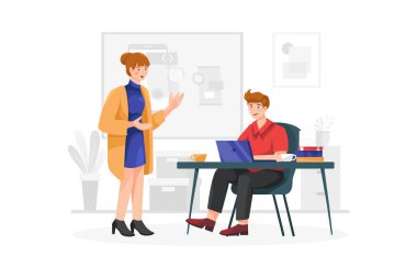 Mobil Geliştirici Vektör İllüstrasyon kavramı