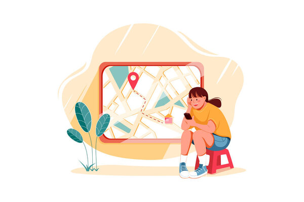 Концепция векторной иллюстрации заказа