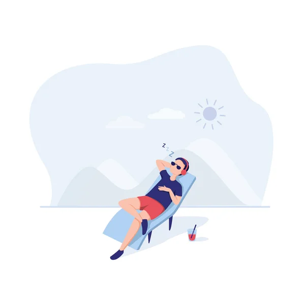 Man relaxing cartoon Vector Art Stock Images | Depositphotos Man relaxing cartoon Vector Art Stock Images | Depositphotos