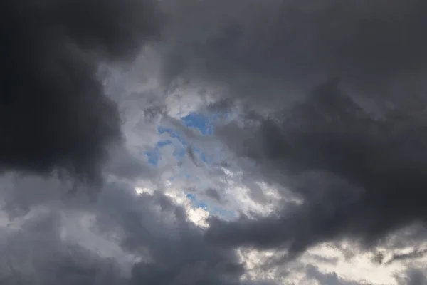 Epic Dramatic Storm Ciel Gris Foncé Nuages Texture Fond Orage — Photo
