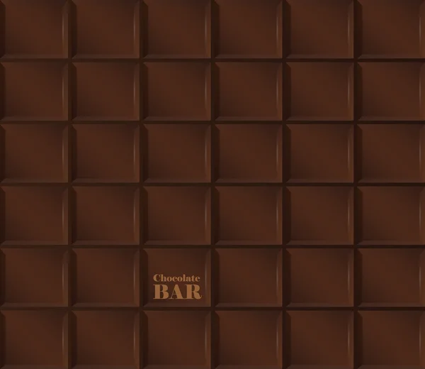 Barra de chocolate. Ilustración vectorial. — Archivo Imágenes Vectoriales