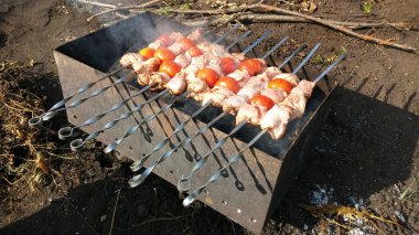 geleneksel şiş kebap