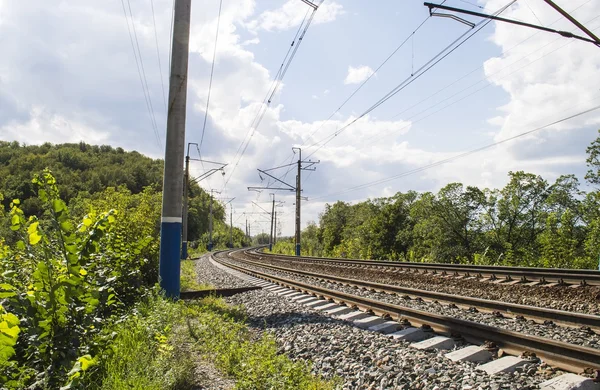 Spoorweg — Stockfoto