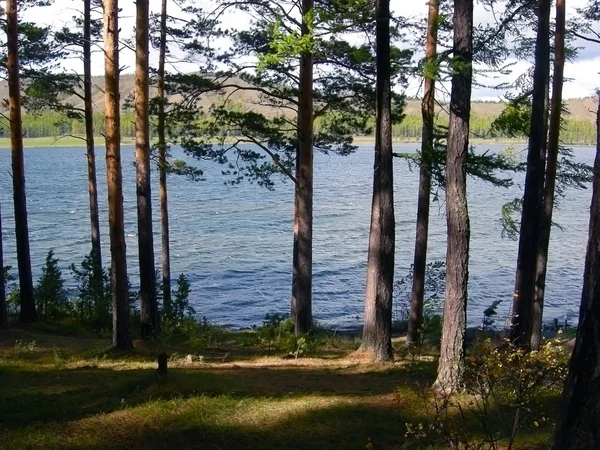 Il lago di montagna — Foto Stock