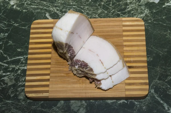 Grasa de cerdo salada —  Fotos de Stock