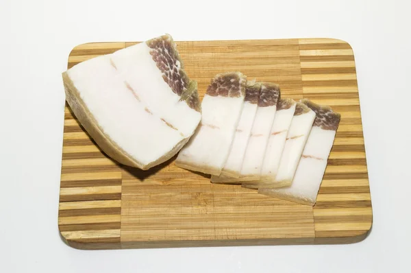 Salted pork fat — Stock Photo, Image
