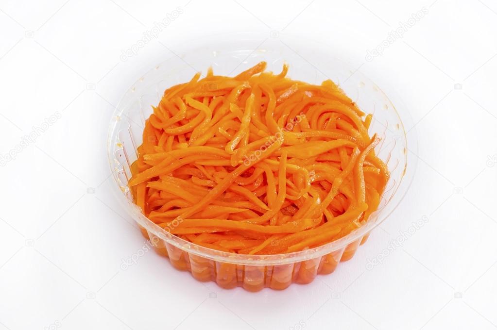 Carrots and soy sauce
