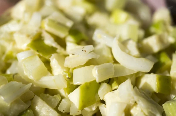 Salad with a celery and apple — Stock Photo, Image